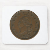 1863 Burgeroorlog symbolisch Muismat (Voorkant)