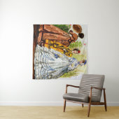 1863 Journal des Jeunes Personnes mode print Wandkleed (In Situ (horizontaal))