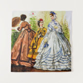 1863 Journal des Jeunes Personnes mode print Wandkleed (Voorkant)