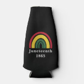 1865 Afrikaanse Amerikaanse zwarte geschiedenis Flesjeskoeler (Voorkant)