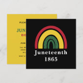 1865 Afrikaanse Amerikaanse zwarte geschiedenis Kaart (Voorkant / Achterkant)