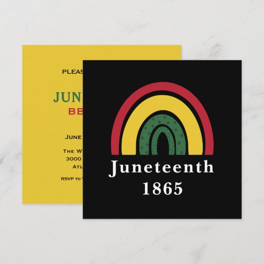 1865 Afrikaanse Amerikaanse zwarte geschiedenis Kaart (Voorkant / Achterkant)