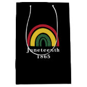 1865 Afrikaanse Amerikaanse zwarte geschiedenis Medium Cadeauzakje (Voorkant)