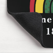 1865 Afrikaanse Amerikaanse zwarte geschiedenis Muismat (Hoek)