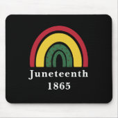 1865 Afrikaanse Amerikaanse zwarte geschiedenis Muismat (Voorkant)