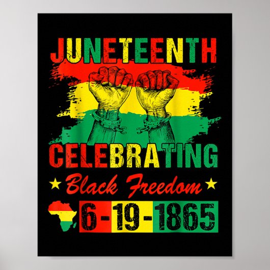 1865 Afro-Afrikaans Poster (Voorkant)