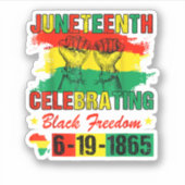 1865 Afro-Afrikaans Sticker (Voorkant)