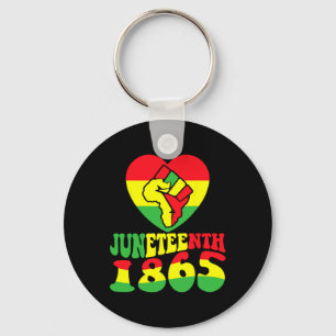 1865 Afro-Amerikaanse Black Freedom Sleutelhanger