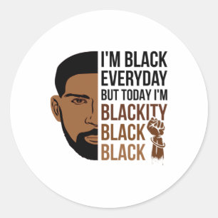 1865: Black History African Ame Ronde Sticker