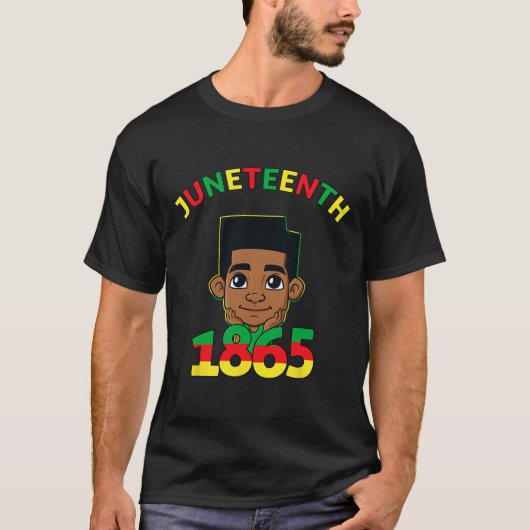 1865 Cool Brown Skin King B T-shirt (Voorkant)