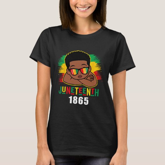 1865 Cool Brown Skin King B T-shirt (Voorkant)