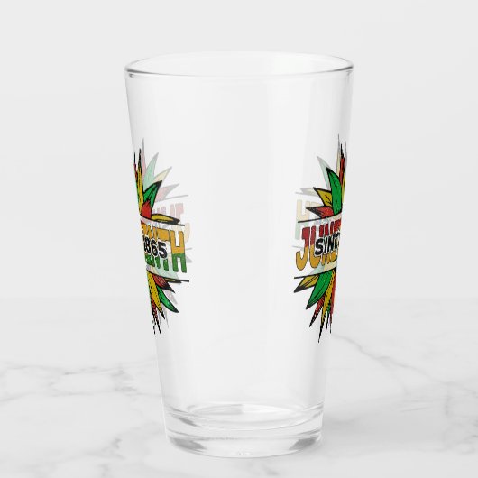 1865 Emancipation African Glas (Rechts)