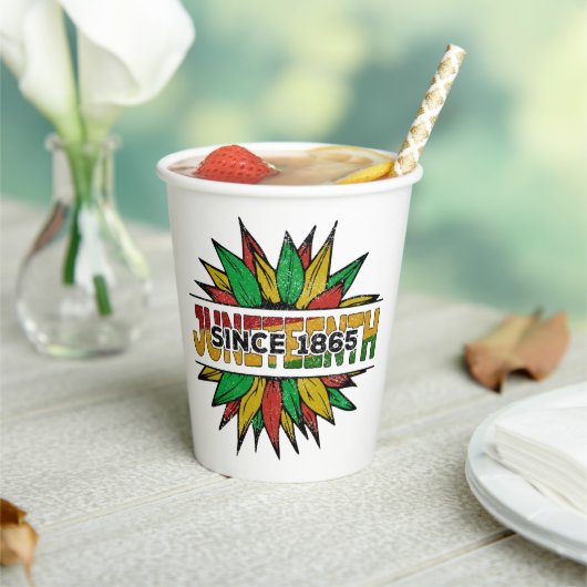 1865 Emancipation African Papieren Bekers (Insitu)