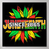 1865 Emancipation African Poster (Voorkant)