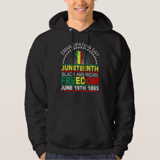 1865 is mijn Onafhankelijkheidsdag zwarte vrouwen Hoodie