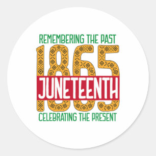 1865 jun. ronde sticker