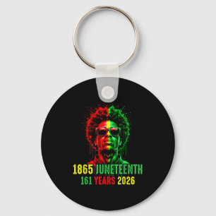 1865 juneteenth 161 jaar 2026 zwarte geschiedenis  sleutelhanger