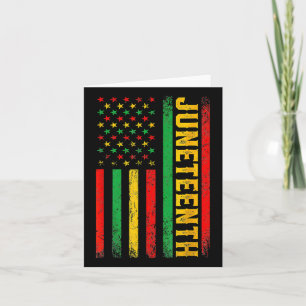 1865 Juneteenth Black History American Flag Africa Kaart