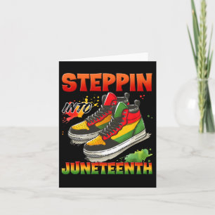 1865: Juneteenth Black Mannen Vrijheidsdag Kaart