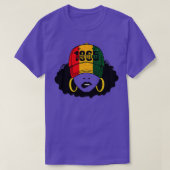 1865 Juneteenth Celebrate Black Girl Magic Melanin T-shirt (Design voorkant)