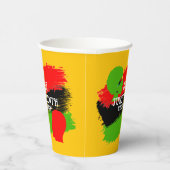 1865 Juneteenth Freedom Day Flag Viering Papieren Bekers (Rechts)