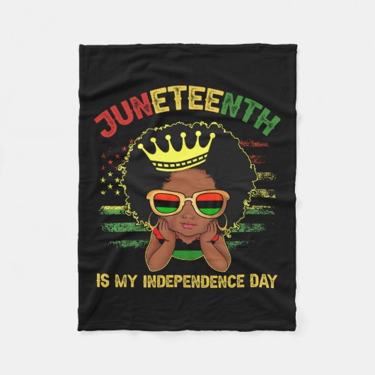 1865 Juneteenth is mijn Onafhankelijkheidsdag Vrou Fleece Deken (Voorkant)
