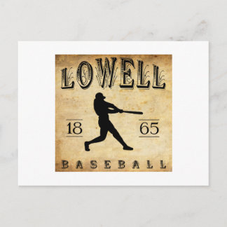 1865 Lowell Massachusetts Baseball Briefkaart