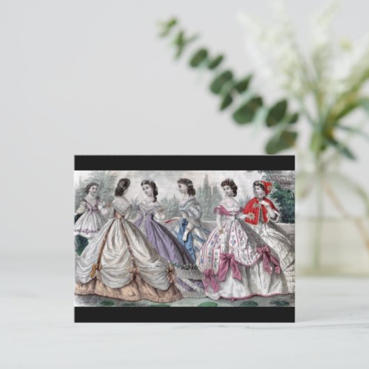 1865 Modes Briefkaart (Staand voorkant)