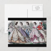 1865 Modes Briefkaart (Voorkant / Achterkant)