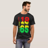 1865 Onafhankelijkheidsdag Black Pride  T-shirt (Voorkant volledig)