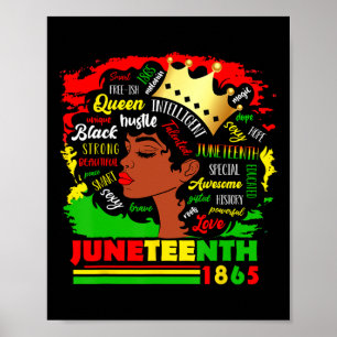 1865 Pride Viering Zwarte Vrouwen Afrikaanse Ameri Poster