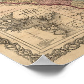 1865 South Carolina Map Poster (Hoek)