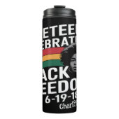 1865: Viering van de Zwarte Vrijheid Thermosbeker (Voorkant)