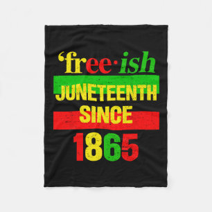 1865 Zwarte Geschiedenis Afrikaanse Amerikaanse Vr Fleece Deken