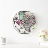 1866 Antiquarian Map of Texas door Schönberg & Co. Grote Klok (Huis)