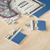 1866 Antiquarian Map of Texas door Schönberg & Co. Legpuzzel (Zijkant)