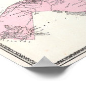 1867 Kaart. Armonk, Westchester County, New York Poster (Hoek)