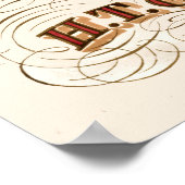  1868 Firemens-apparatuur Poster (Hoek)