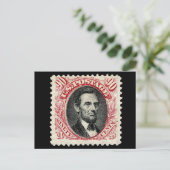 1869 Postzegel 90¢ Lincoln Briefkaart (Staand voorkant)