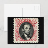 1869 Postzegel 90¢ Lincoln Briefkaart (Voorkant / Achterkant)