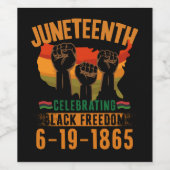 186 Afrikaanse landen Wijn Etiket (Enkel label)