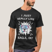 186 Ik hou echt van Beagle T-shirt (Voorkant)