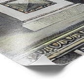 1870 Een vrolijke kerstman met kleur Foto Afdruk (Hoek)