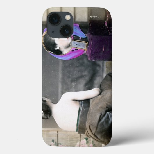 1870 Japanse vrouw in kleedkamer Case-Mate iPhone Case (Achterkant)