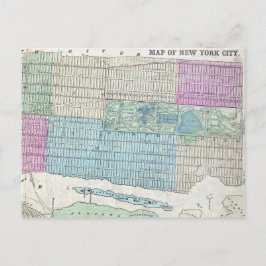 1870 Kaart New York City Central Park