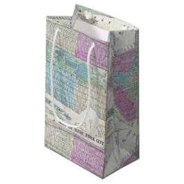 1870 Kaart New York City Central Park Klein Cadeauzakje