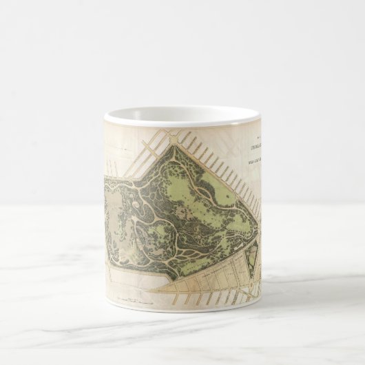 1870 Prospect Park Kaart Mok (Center)