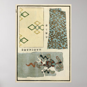 1871 Antieke Chinese Qing-dynastie Print
