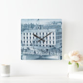 1871 Aurora Illinois Woolen Mills Vierkante Klok (Huis)