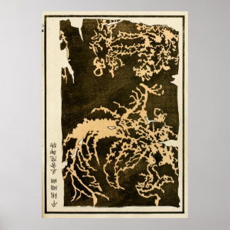 1871 Chinese Qing-dynastie traditionele kunst Poster
